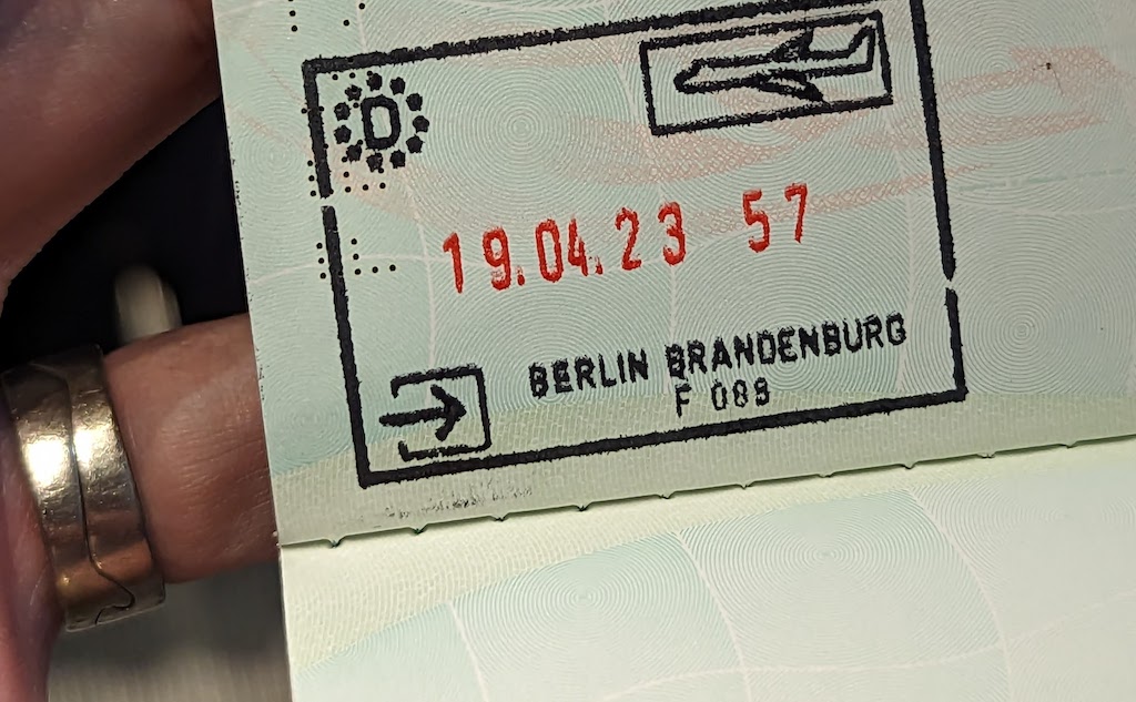 Passport stamp