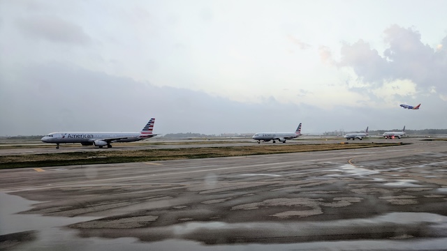 A busy Philadelphia International Airport