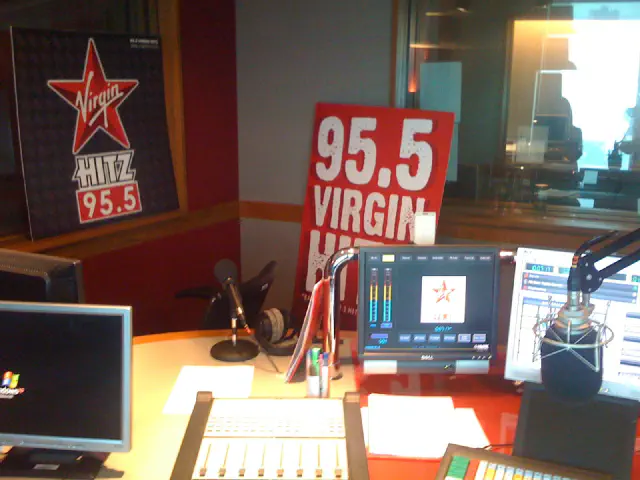 Virgin Radio Thailand's studio