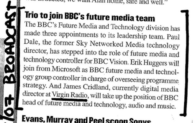 Broadcast magazine