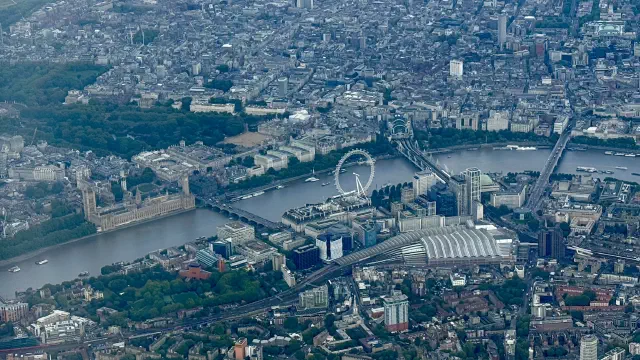 London from the air