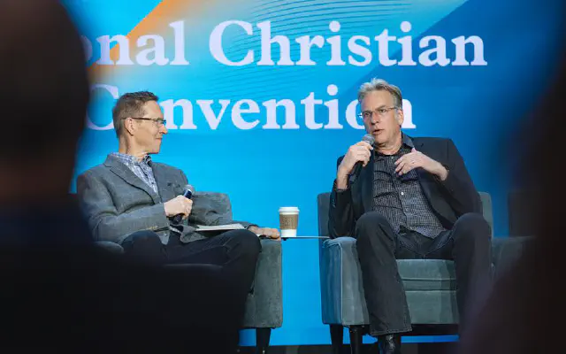 Adam Curry on stage