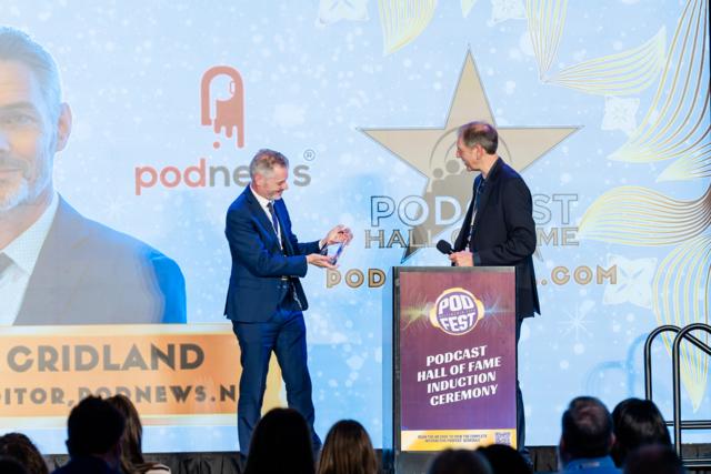 James Cridland inducted into Podcast Hall of Fame, 2026