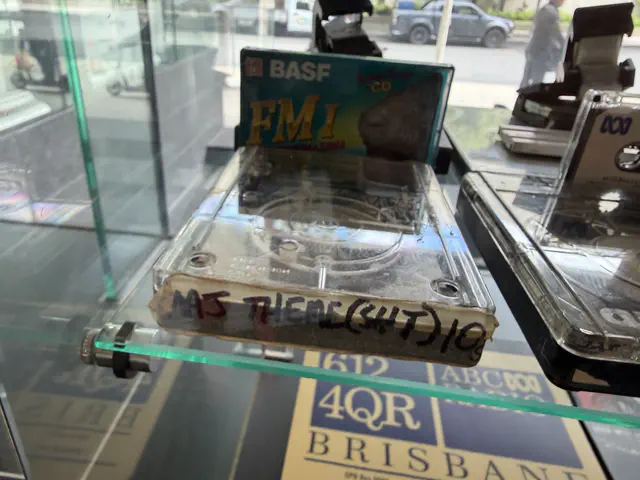 A cart with the ABC 'Majestic Fanfare' on it