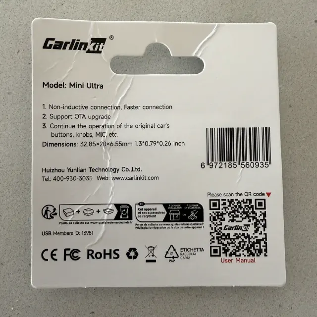 The back of the blister pack