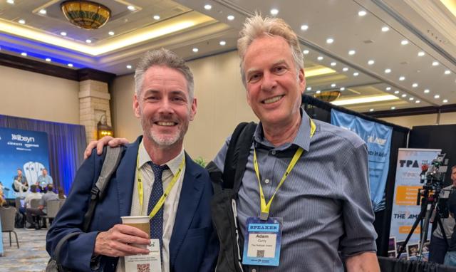 James Cridland and Adam Curry