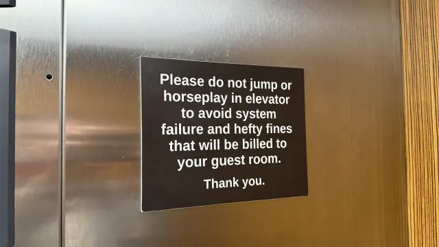 A slightly random sign