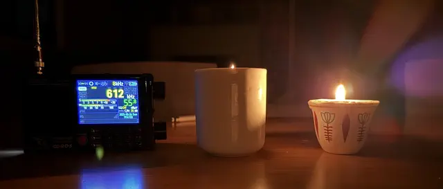 ABC Radio Brisbane by candlelight