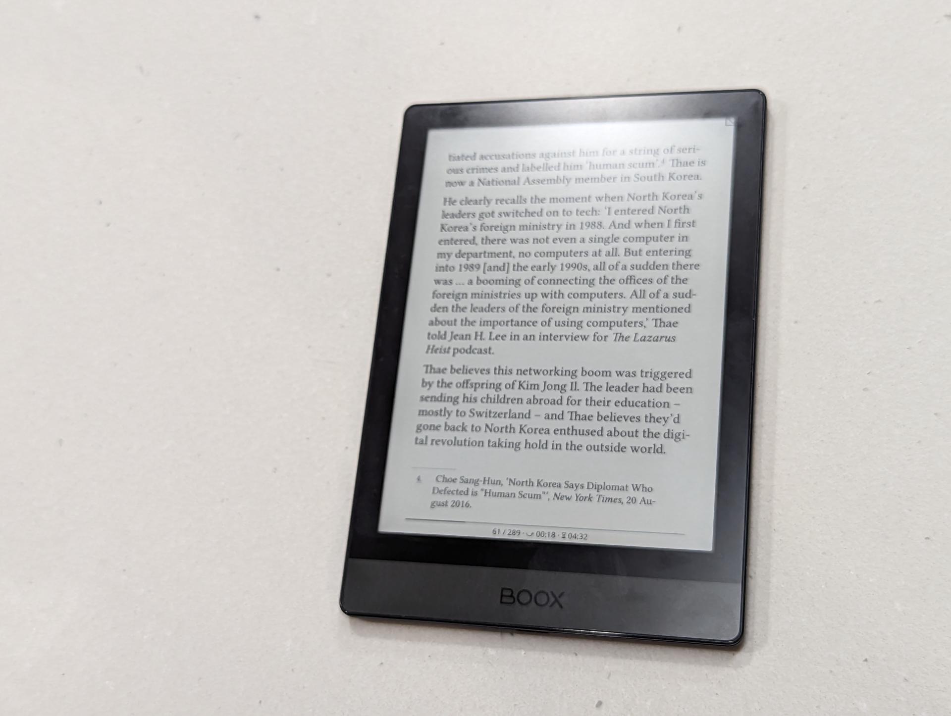 Review: Four years with an Onyx Boox Poke3 e-reader | James