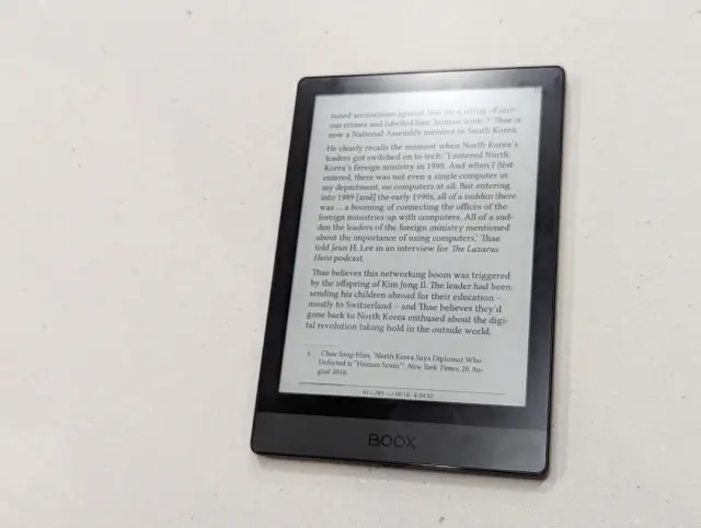 The Onyx Boox Poke3 e-reader