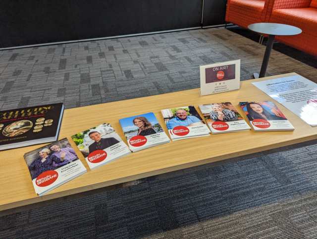 Photocards at ABC Radio Brisbane