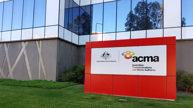 A sign outside an ACMA office somewhere