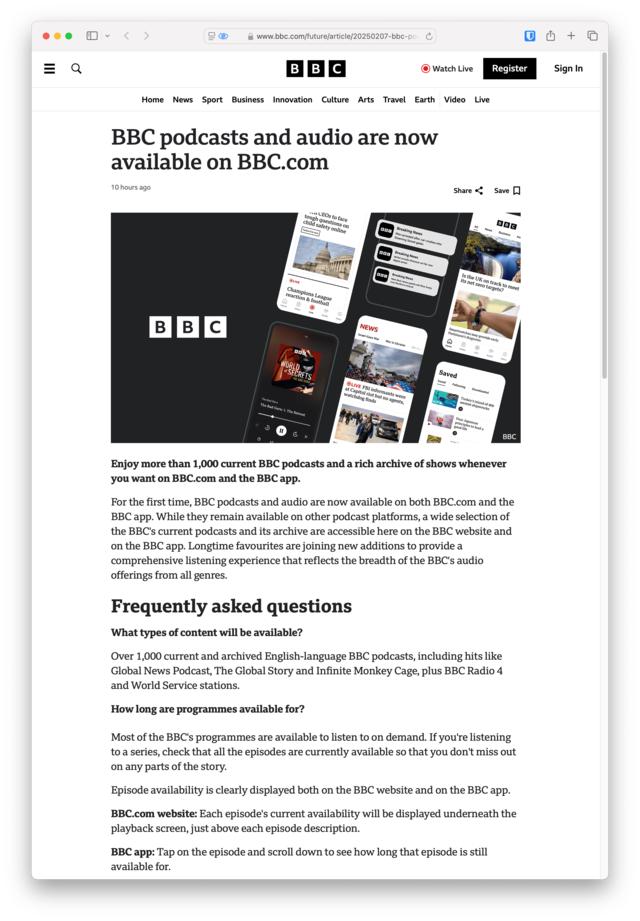 BBC announcement 1