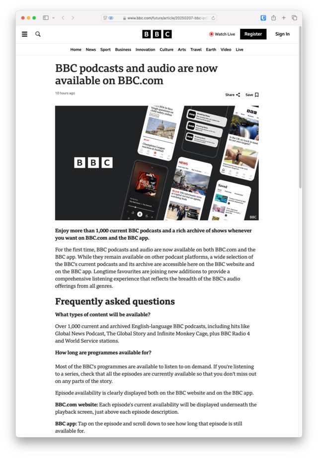 BBC announcement 1