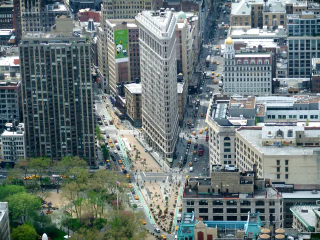 The Flat Iron building in New York