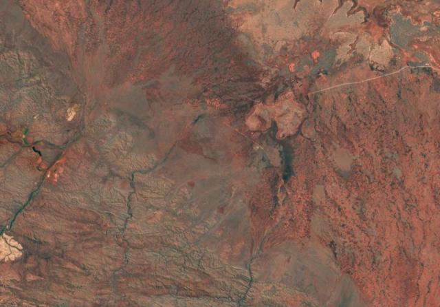 The area we're talking about, Google Maps satellite image