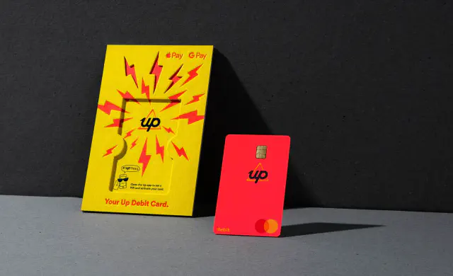 An Up bank Mastercard