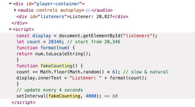 WaveUp Radio&rsquo;s code